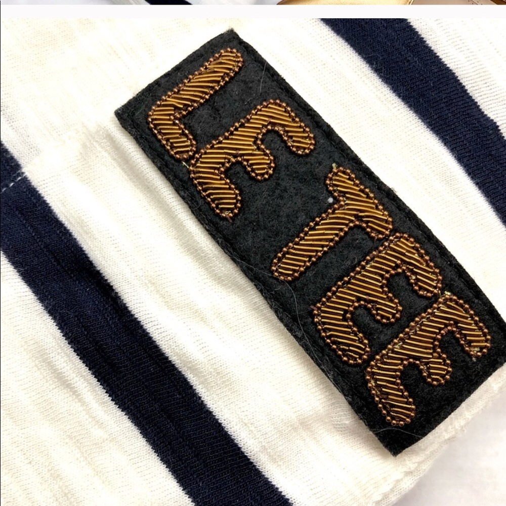 Banana Republic Striped Beaded Le Tee Shirt - Picture 4 of 4